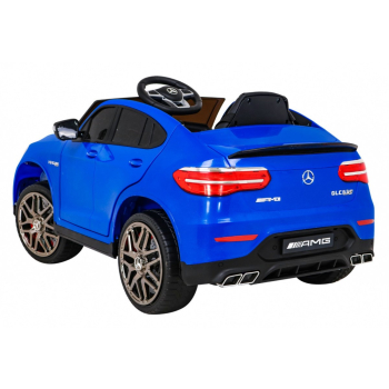 Mercedes Benz GLC63S dla dzieci Niebieski SUV z pilotem